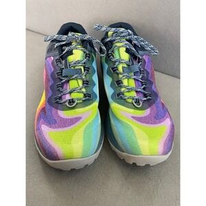 Merrell Men's Antora 3 Speed Trail Running Shoes Neon Rainbow Tie Dye